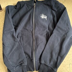 Stussy Navy Zip up